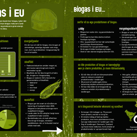 Infografik om biogas