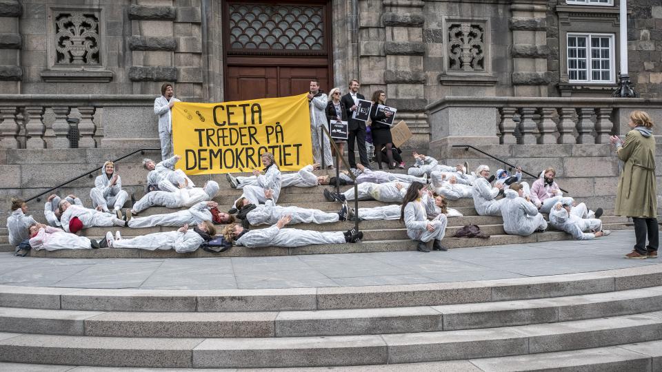 CETA træder på demokratiet 6. Foto: Aage Christensen