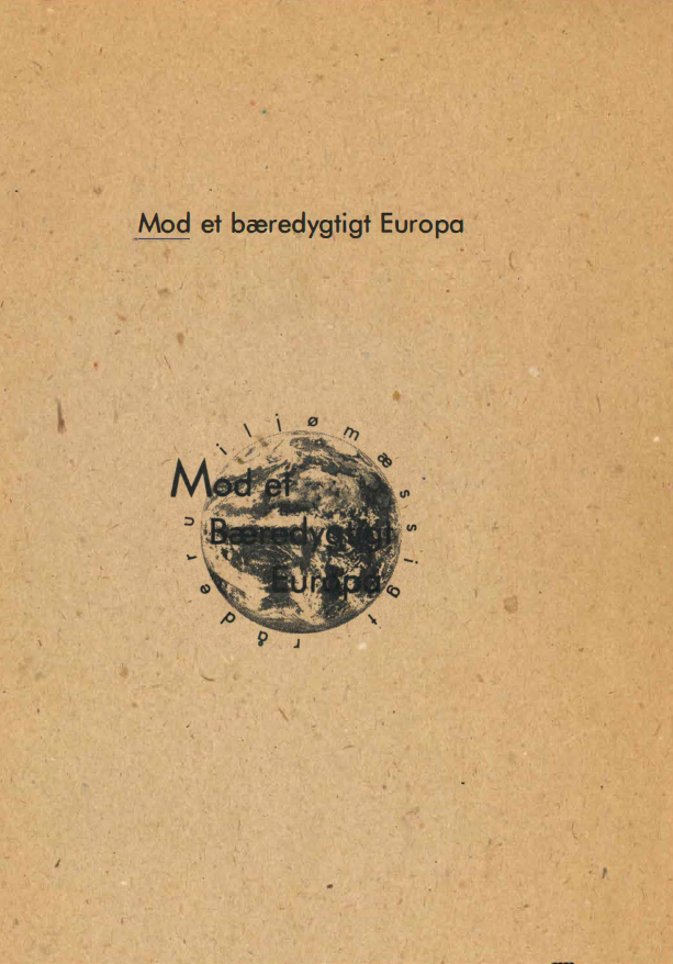 forside - mod et bæredygtigt europa